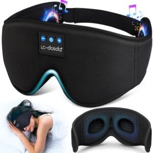 Sleep Headphones with Ultra-Thin Speakers | Bluetooth 5.0 Wireless Headband | Soft & Comfortable for Side Sleepers