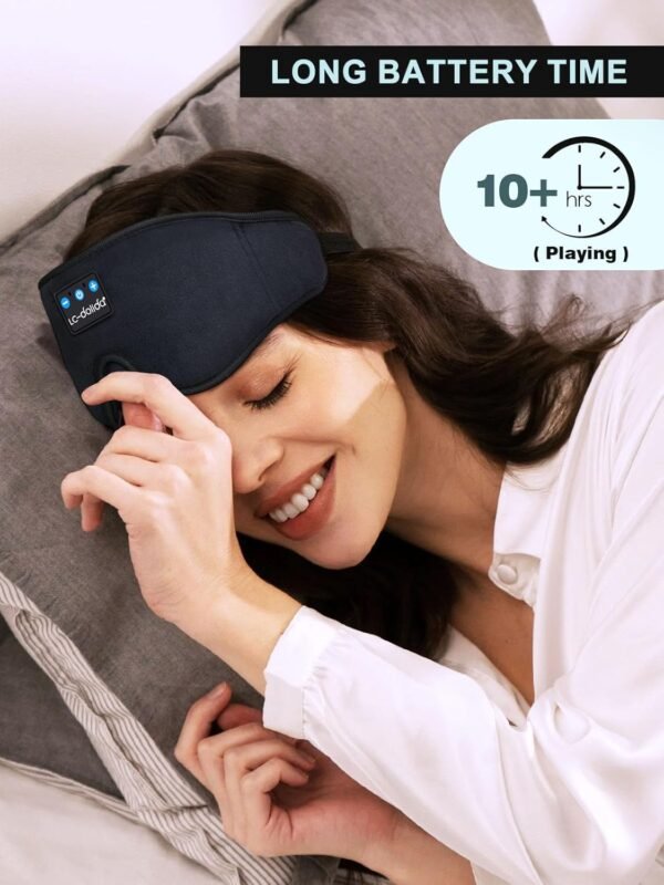 Sleep Headphones with Ultra-Thin Speakers | Bluetooth 5.0 Wireless Headband | Soft & Comfortable for Side Sleepers - Image 4