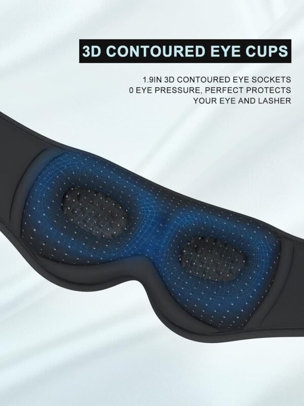 Sleep Headphones with Ultra-Thin Speakers | Bluetooth 5.0 Wireless Headband | Soft & Comfortable for Side Sleepers - Image 7
