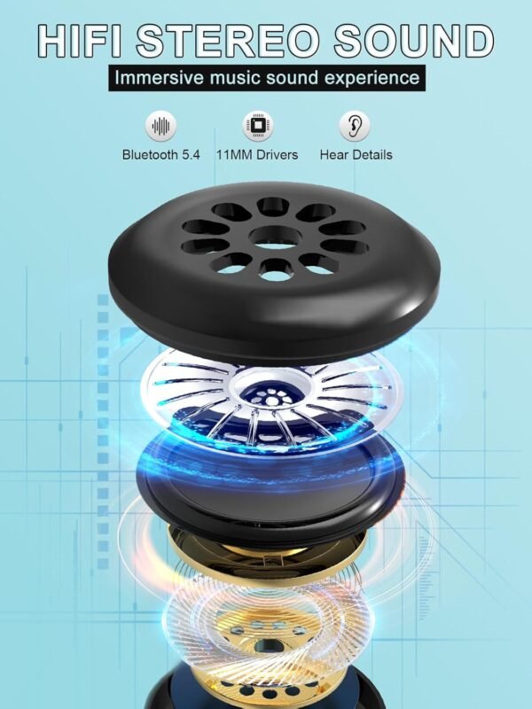 Sleep Headphones with Ultra-Thin Speakers | Bluetooth 5.0 Wireless Headband | Soft & Comfortable for Side Sleepers - Image 5