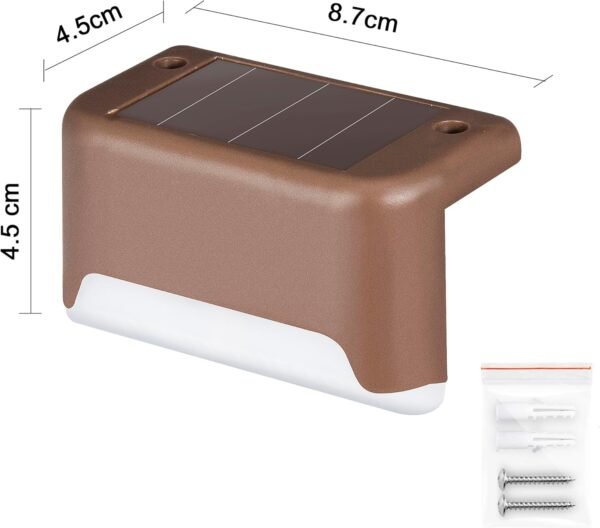 Solar Deck Lights – Waterproof LED Outdoor Lighting for Stairs, Railings, Fences, and Patios - Image 8